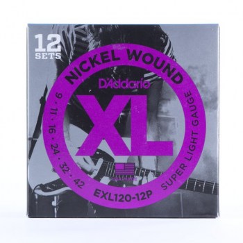 D'Addario EXL120-12P 09-42 12 Sets Nickel Wound купить