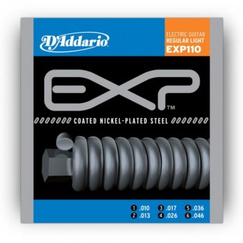 D'Addario EXP110 Regular Light Electric  Guitar Strings, 10-46 купить