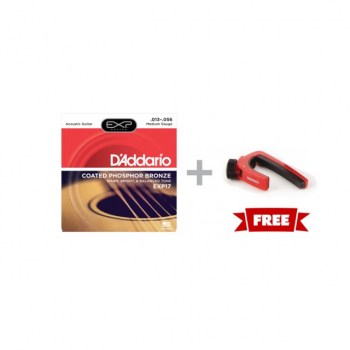 D'Addario EXP17-2D 13-56 CAPO 2 Sets Capodaster free купить