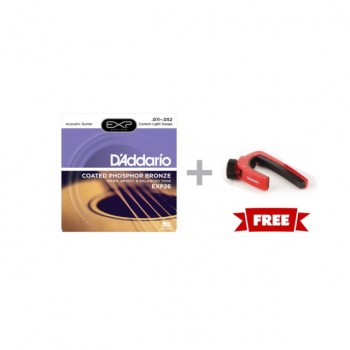 D'Addario EXP26-2D 11-52 CAPO 2 Sets Capodaster free купить