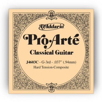 D'Addario J4603C G3 Pro Arte Einzelsaite Composites Hard Tension купить