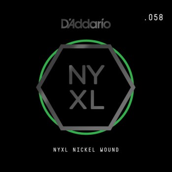 D'Addario NYNW058 Single String Nickel Wound купить