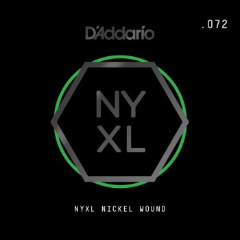 D'Addario NYNW072 Single String Nickel Wound купить