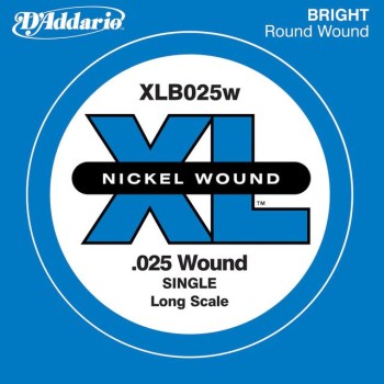 D'Addario XLB025W Bass XL Single String купить