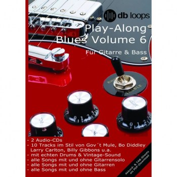 db loops Blues - Volume 6 Gitarre Playalong купить