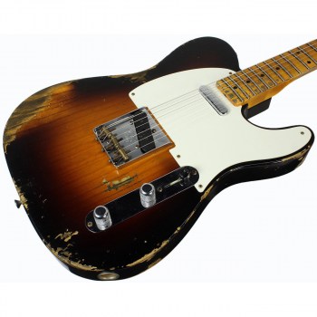 Fender Custom Shop 1953 Heavy Relic Telecaster, Maple Fingerboard, Wide-Fade 2-Color Sunburst купить