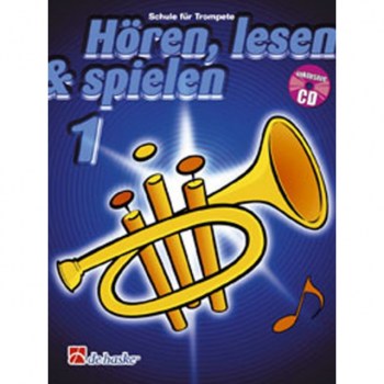 De Haske Horen, lesen, spielen, Band 1 Trompete in B, Buch und CD купить