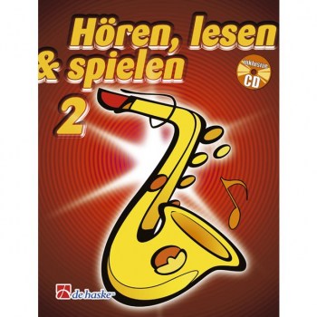 De Haske Horen, lesen, spielen, Band 2 Alt-Saxophon, Buch und CD купить