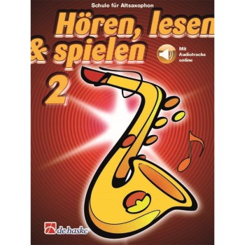 De Haske Hören, lesen, spielen, Band 2 Alt-Saxophon, Buch купить