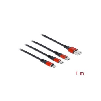 DELOCK USB Ladekabel 3 in 1 - 1m купить