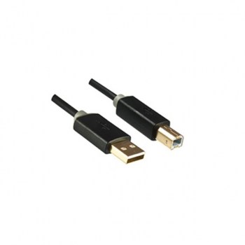 Dinic USB 2.0-Kabel schwarz A-Stecker/B-Stecker 1m купить