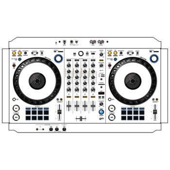 dj-skins Pioneer DDJ-FLX6 Skin - White aka Star Trooper купить