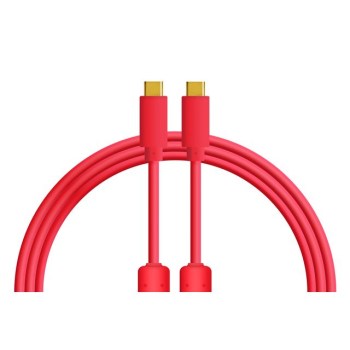 DJ TECHTOOLS Chroma Cable USB-C to C, red - 1,0 m, gerader Stecker купить