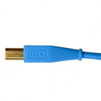 DJ TECHTOOLS DJTT USB Chroma Cable Blue 1.5m, straight купить