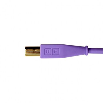 DJ TECHTOOLS DJTT USB Chroma Cable Purple 1.5m, straight купить