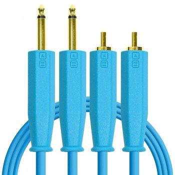 DJ TECHTOOLS Stereo RCA/Jack Chroma Cable (Blue) купить