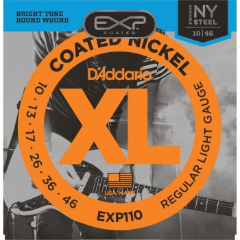 D`Addario EXP110 COATED NICKEL WOUND LIGHT 10-46 купить