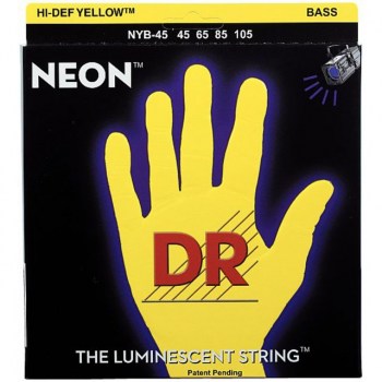 DR 4 Bass Strings 45-105 Hi-Def Neon Yellow Neon NYB-45 купить