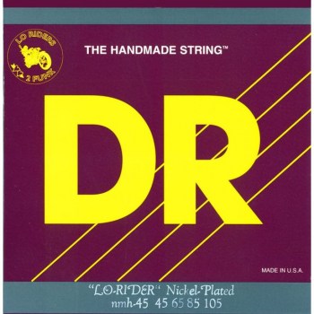 DR  NMH-45 Bass Strings Set of 4: 45-105 Lo Rider, Nickel Plated Steel купить