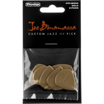 Dunlop 47PJB3NG Bonamassa Jazz III Gold купить