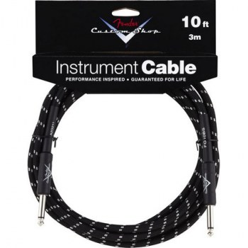 Fender Custom Shop 10` Instrument Cable Black TWEED купить