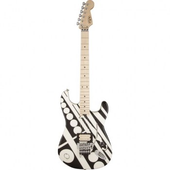 Eddie Van Halen Stripe Series Circles BW Black/White B-Stock купить