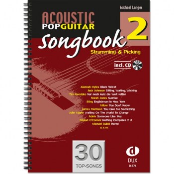 Edition Dux Acoustic Pop Guitar Band 2 Songbook купить