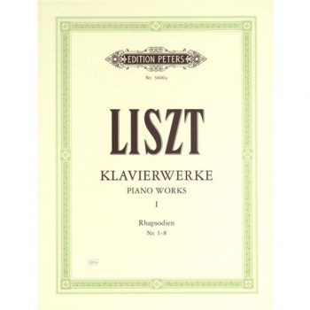 Edition Peters Klavierwerke 1 Rhapsodien 1-8 Liszt купить