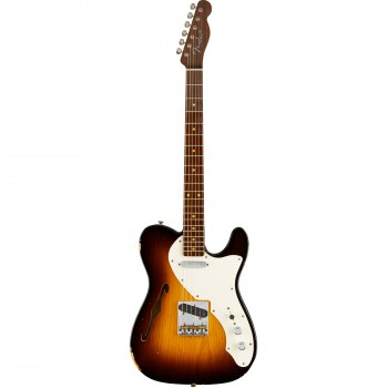 Fender Custom Shop Limited Edition `50s Thinline Tele, Relic, Wide Fade 2-Color Sunburst купить