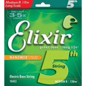 Elixir Single String Bass 130L-TW NanoWeb купить