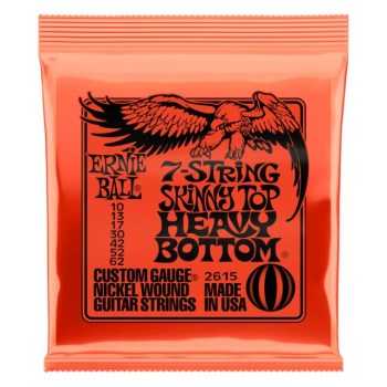 Ernie Ball EB2615 10-62 7-string Skinny Top Heavy Bottom Nickel Plated купить