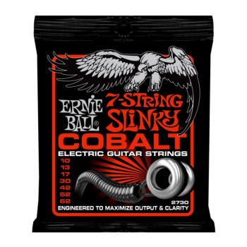 Ernie Ball EB2730 10-62 Cobalt 7-string Skinny Top Heavy Bottom купить