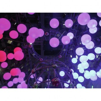 Eurolite LED Space Ball 35 + HST-150 Hanging Light with 252 RGB LEDs купить