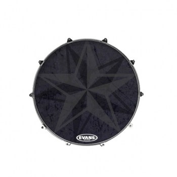 Evans "Inked" Bass Drum Front Head "Layered Stars", 22" купить