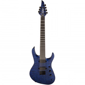 Jackson USA Signature Chris Broderick Soloist™ HT7, Ebony Fingerboard, Transparent Blue with Case купить