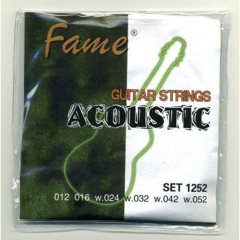 Fame A-Guitar Strings,12-52 round wound купить