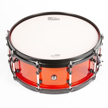 Fame Acryl Snare 14"x5,5", #Red, Black HW купить