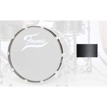 Fame FBP Spannreifen BassDrum 20", #Matt Black купить