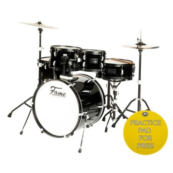 Fame FS20B First Step Studio Drum Set (Piano Black) купить