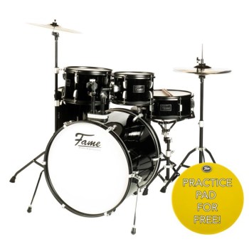 Fame FS22B First Step Rock Drum Set (Piano Black) купить