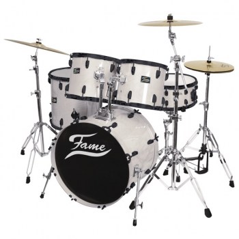 Fame Maple Standard Set 5201, #White Laquer, Black HW купить