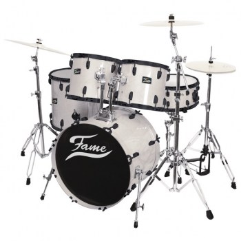 Fame Maple Standard Set 5221, #White Laquer, Black HW купить