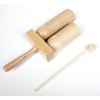 Fame Wooden Agogo Percussion with beater купить