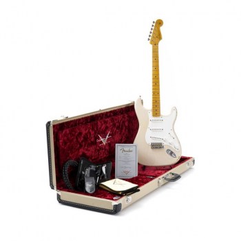 Fender 1955 Relic Stratocaster Dirty White Blonde #CZ520104 купить