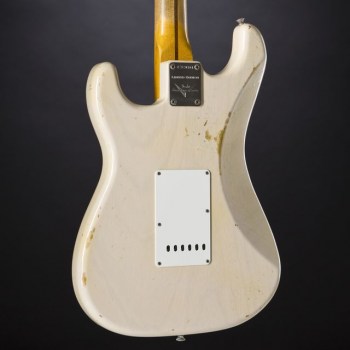 Fender 1955 Relic Stratocaster Dirty White Blonde #CZ520104 купить