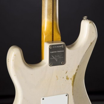 Fender 1955 Relic Stratocaster Dirty White Blonde #CZ520104 купить