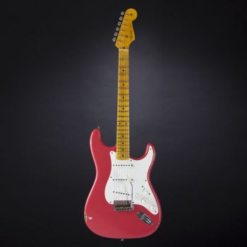 Fender 1955 Relic Stratocaster Faded Fiesta Red # CZ524995 купить