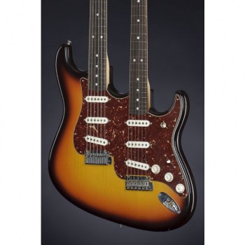 Fender 1965 Doubleneck Strat CC MBPW Chocolate 3TSB купить