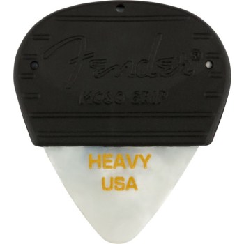 Fender 351 Mojo Grip Picks Celluloid White Moto Heavy купить