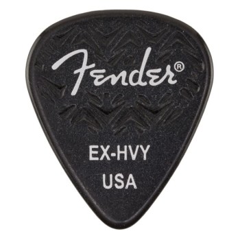 Fender 351 Shape Wavelength Extra Heavy Picks Black (6-Pack) купить